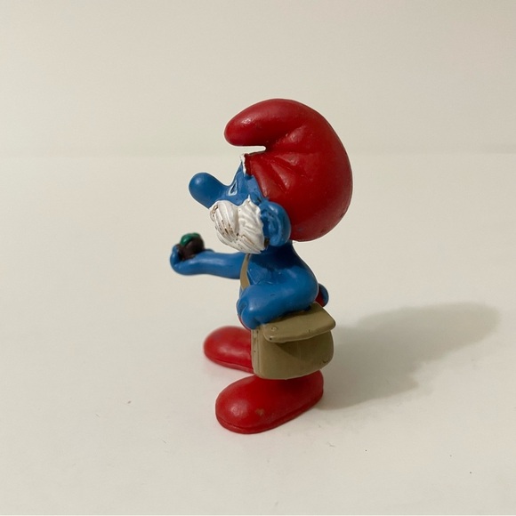 Lot of 2 Papa Smurf Toys Smurfs Figures - Picture 12 of 16